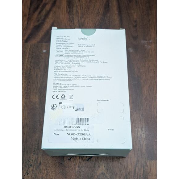 Momcozy Baby Nail File Electric, Gentle Trimmer Green - Picture 5 of 8